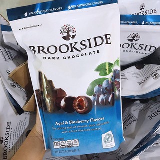 Hàng date mới Socola đắng Brookside bọc việt quất Mỹ 907gr