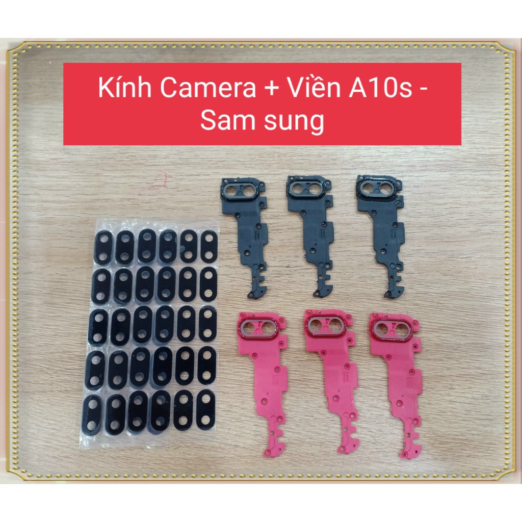 Kính Camera + vành A10s sam sung