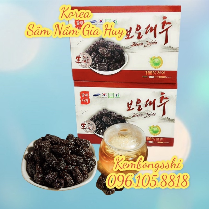 Mứt Táo Cao Cấp Hàn Quốc, Hộp Túi Quai Xách Sang Trọng