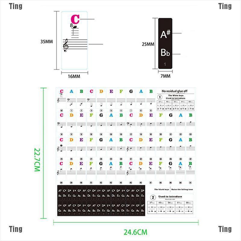 Miếng Dán Bàn Phím Đàn piano Và piano 49 61 76