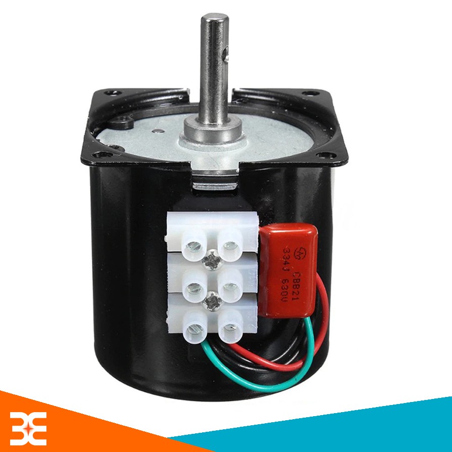 ĐỘNG CƠ GIẢM TỐC 220VAC 60KTYZ TRỤC 7MM