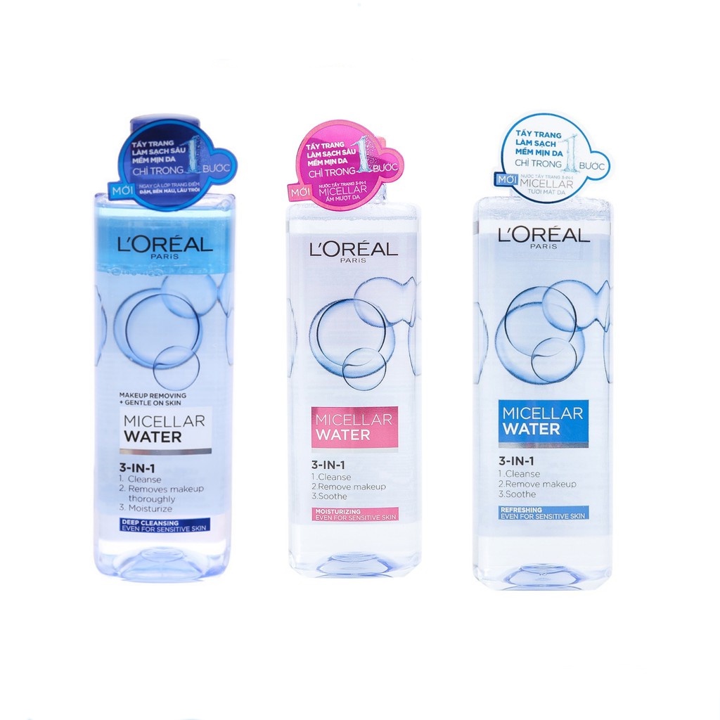 Nước Tẩy Trang L'Oreal Paris Skincare Micellar 400ml