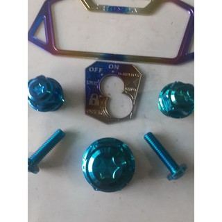 ốc chảng ba sonic pull 13con & 3 miếng dán titanium