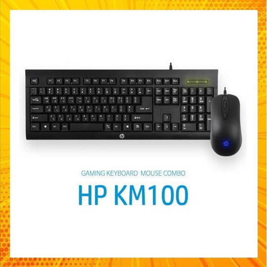 PHÍM CHUỘT HP KM 100 ĐEN USB