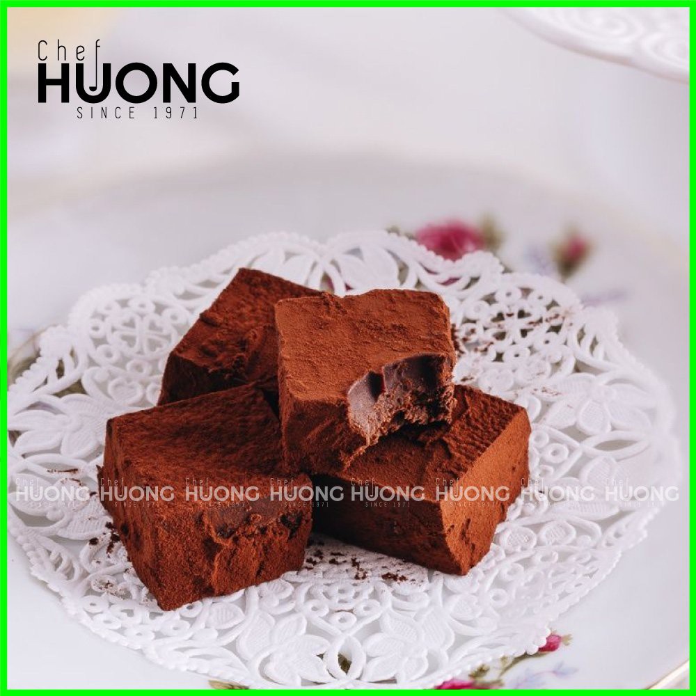 [Không ngon hoàn tiền] 1 Viên ăn thử - Socola tươi Nama chocolate Chef Huong - vị Cacao
