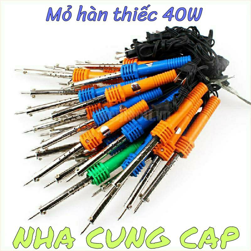 MỎ HÀN THIẾC 40W NHIỀU MÀU