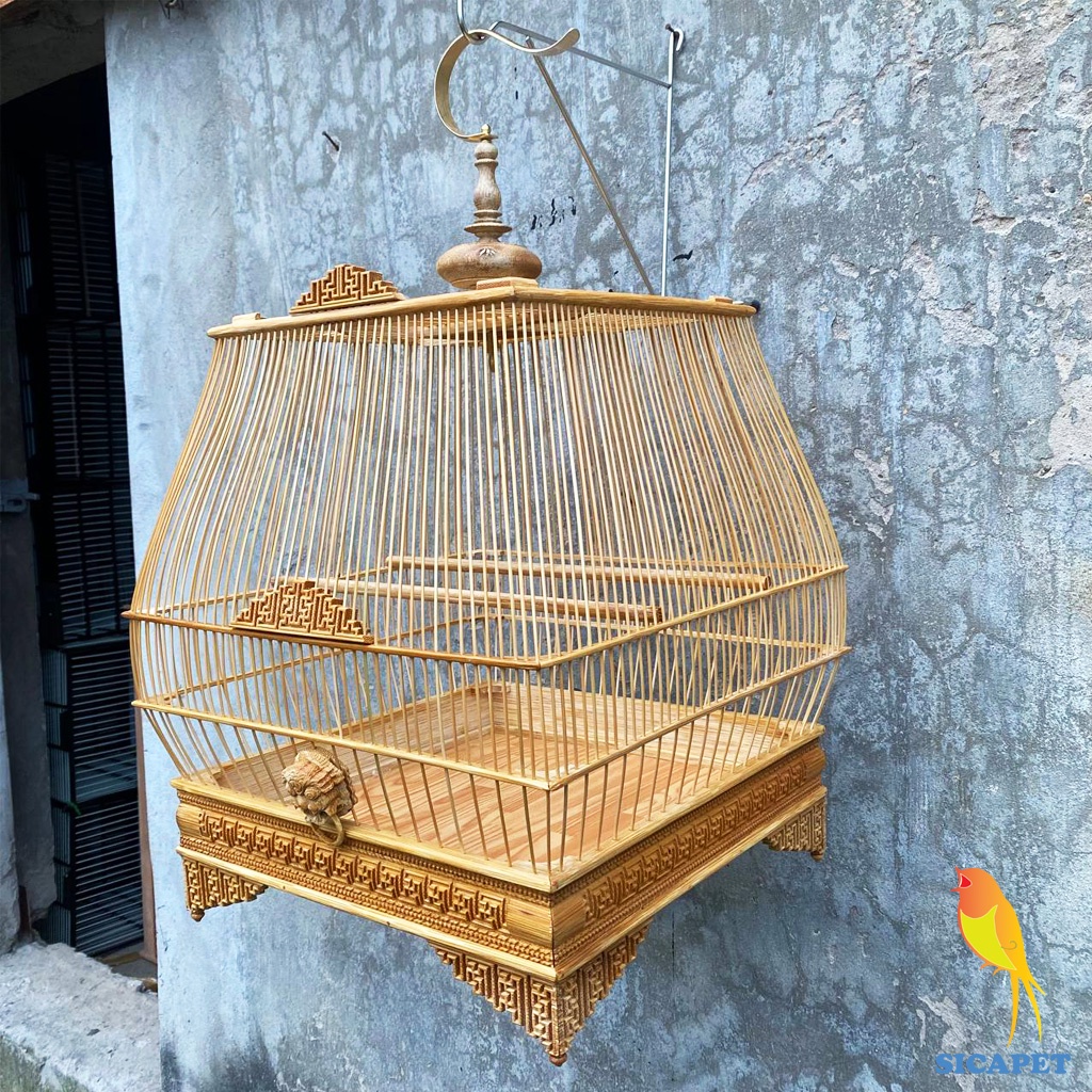 Lồng chim chào mào, Lồng sing Chào Mào vuông tre già SICAPET
