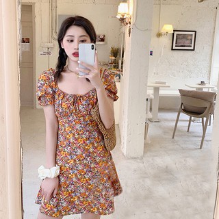 Đầm xòe tay ngắn xinh xắn dành cho nữ