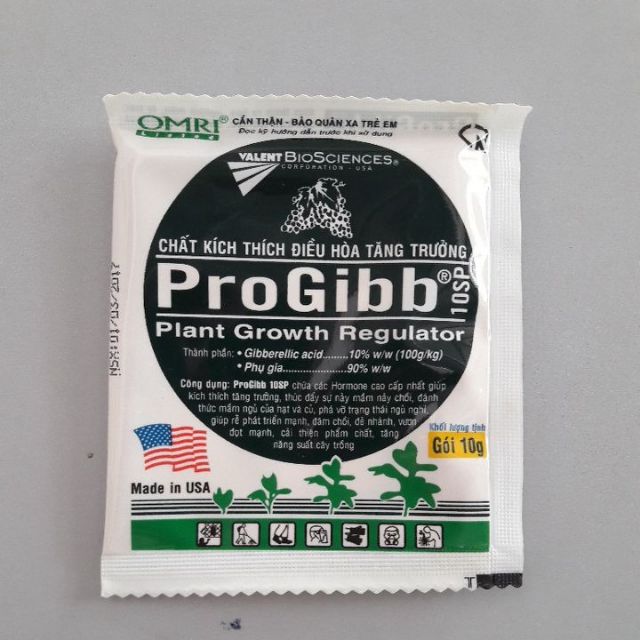 Chất kích thích điều hòa sinh trưởng ProGribb 10SP-10g