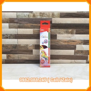 Bút chì màu colorun deli 12màu-24màu c00100/c00120