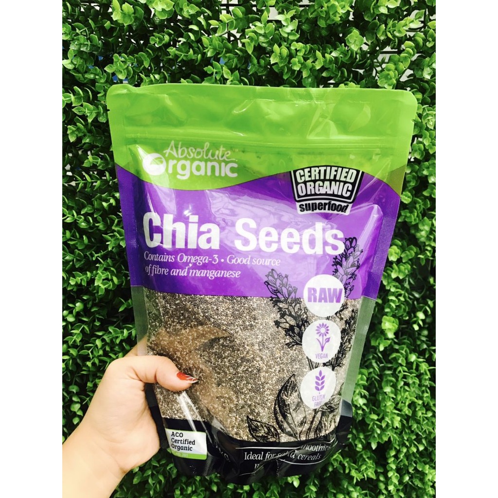 ⚡GIÁ HỦY DIỆT⚡ HẠT CHIA TÍM ABSOLUTE ORGANIC ÚC 1KG