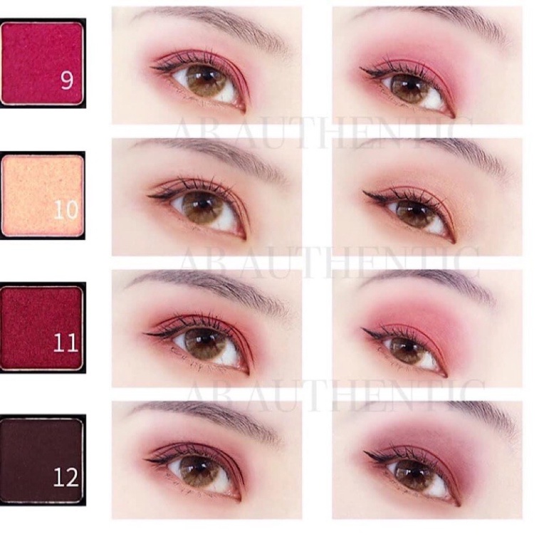 [HOT] Bảng màu mắt Hàn quốc HEELAA 12 ô màu - VISUAL TOUCH SHADOW PALETTE