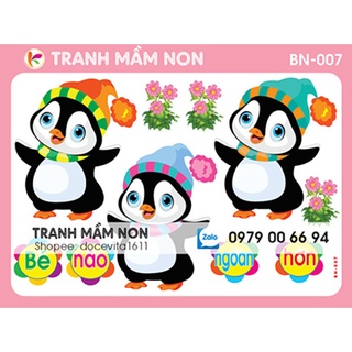 Decal mầm non - góc bé ngoan bn-007
