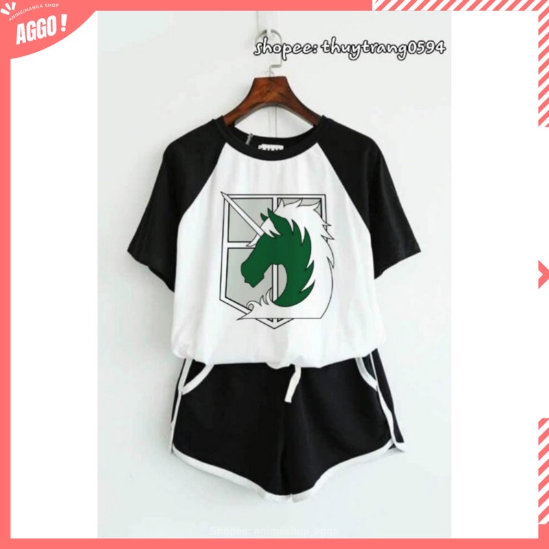 Set Áo Quần Anime Attack On Titan