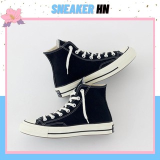 Giày CONVERSE 1970s [🌸FULL BOX+BILL] CONVERSE Cổ Cao/Thấp , Giày CV Đen Trắng, Mũi bóng, lót xanh