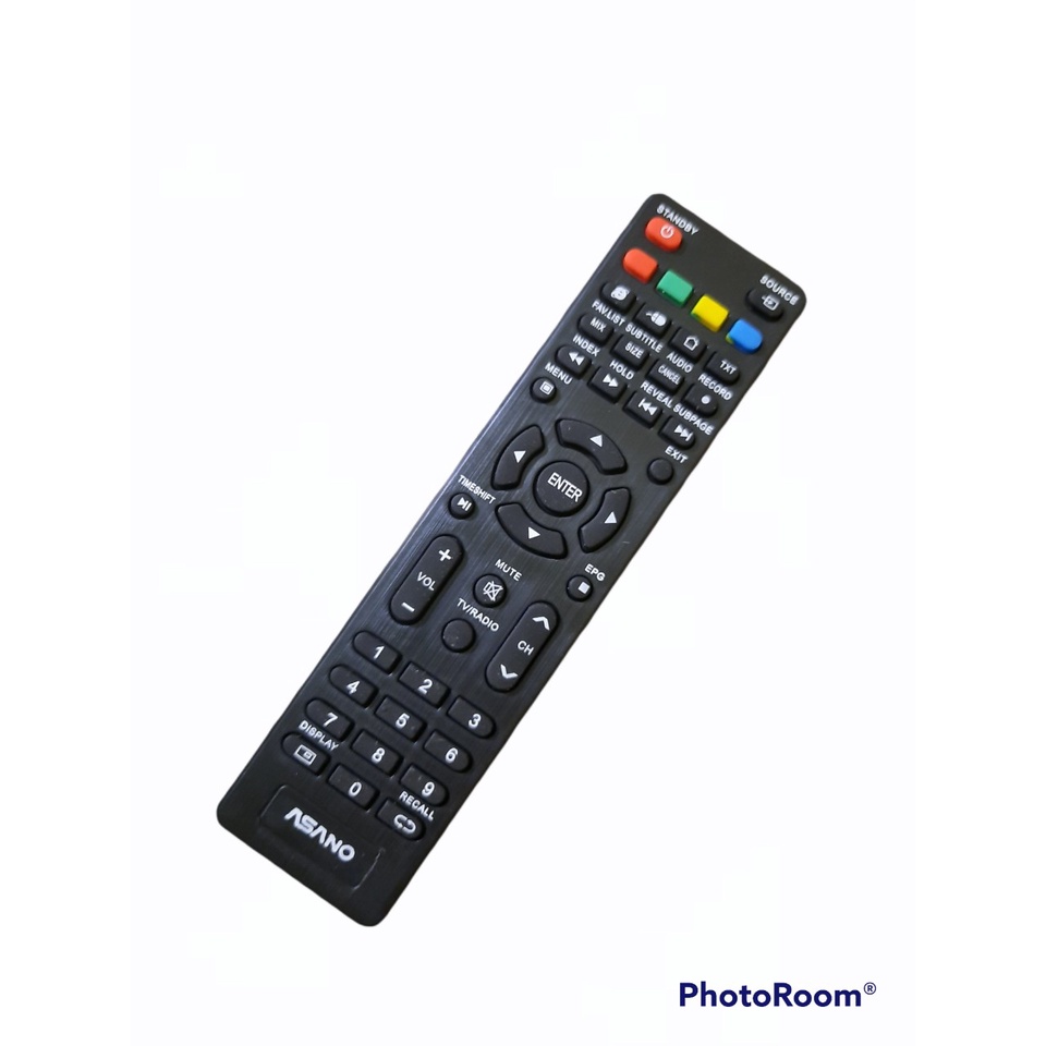 Remote Điều khiển TV Asano ngắn - Hàng mới chính hãng 100% tặng kèm Pin