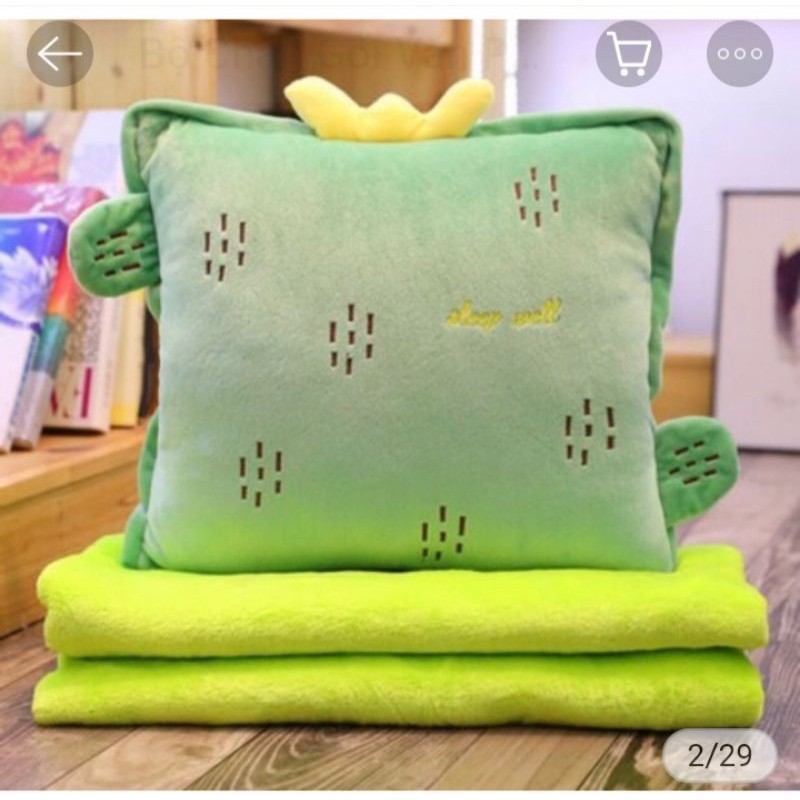 Bộ chăn gối văn phòng hình vuông