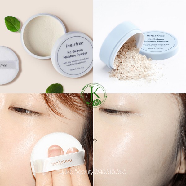 Phấn phủ bột kiềm dầu innisfree nosebum mineral powder