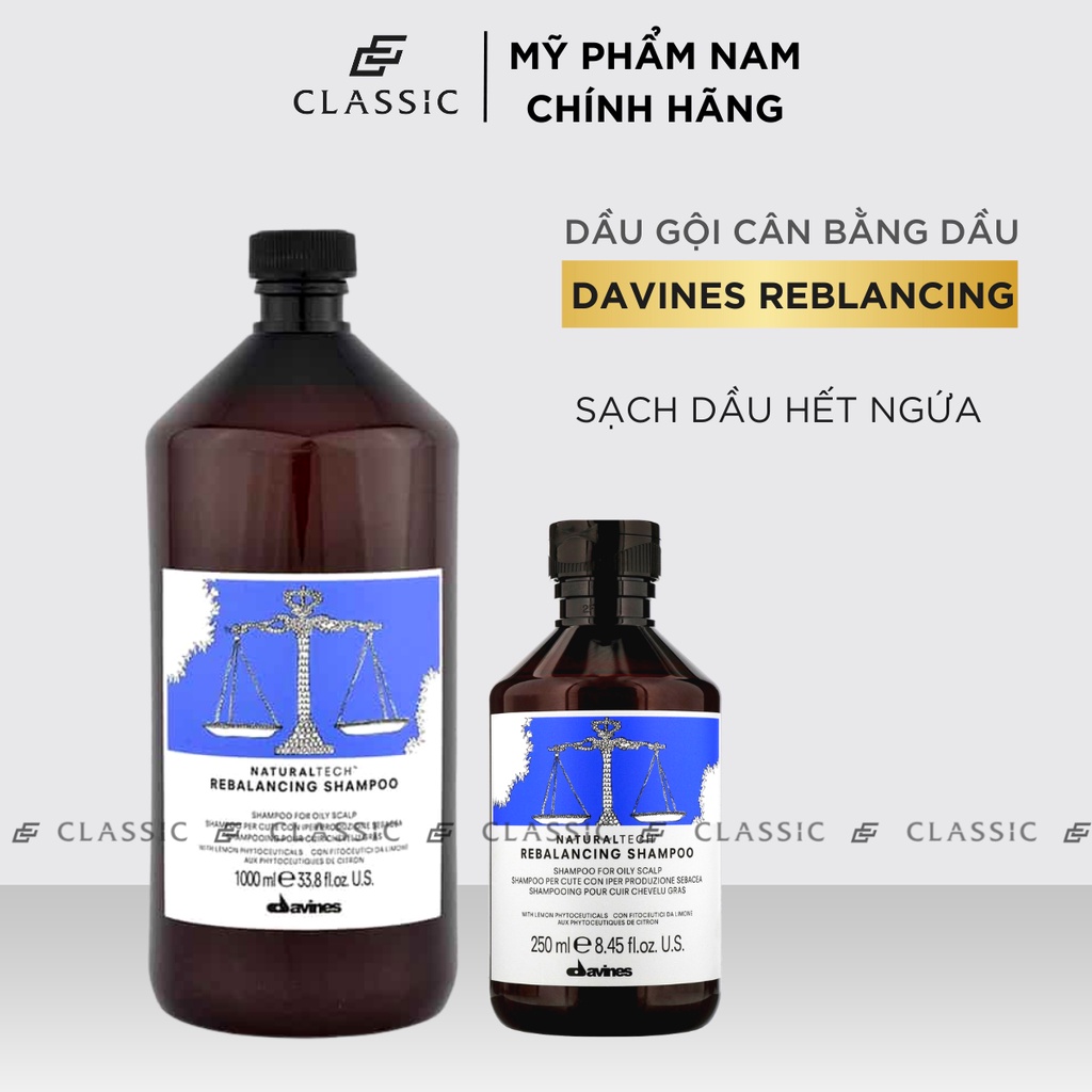 Dầu Gội Cân Bằng Dầu Davines Rebalancing Shampoo 250ml