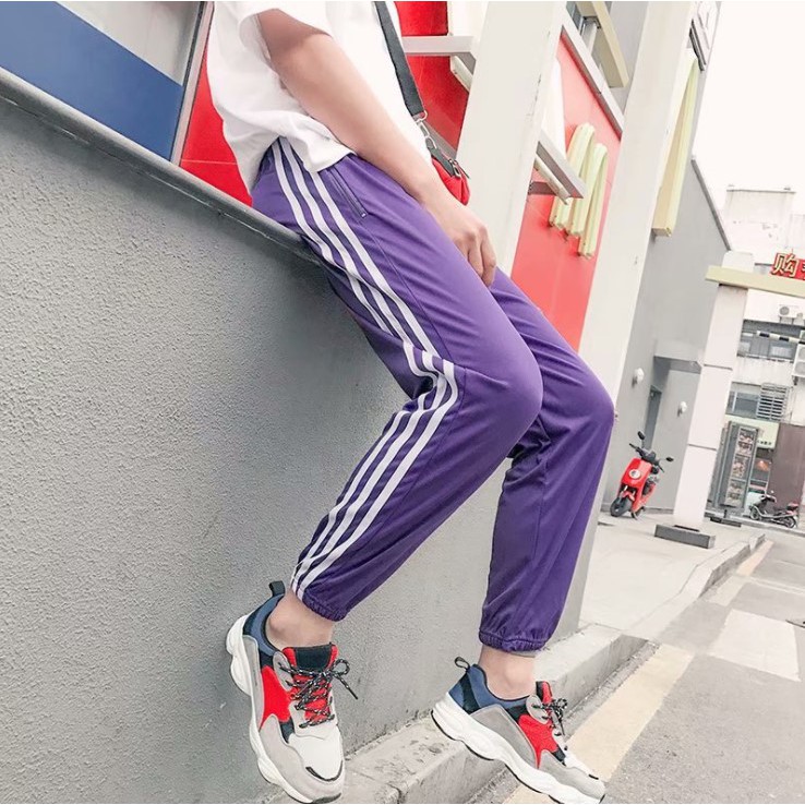 Quần thể thao 3 sọc nhiều màu siêu hot hàng xịn chất bao đẹp- SP4 | BigBuy360 - bigbuy360.vn