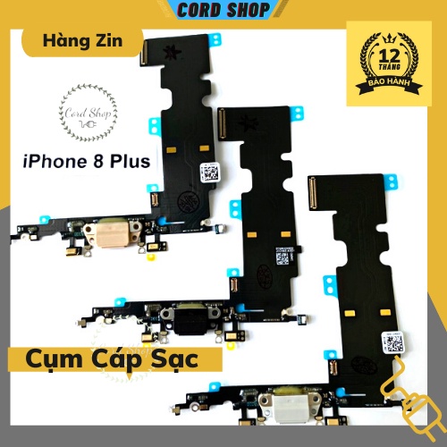 Cụm Cáp Sạc iPhone 6/6s/7/7P/8/8P/X,/XS/XS MAX, Hàng Zin
