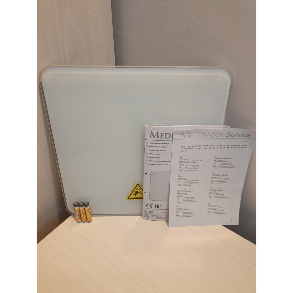 Cân sức khỏe Medisana 40434 PS 435 Personenwaage mit LED-Anzeige VE 4