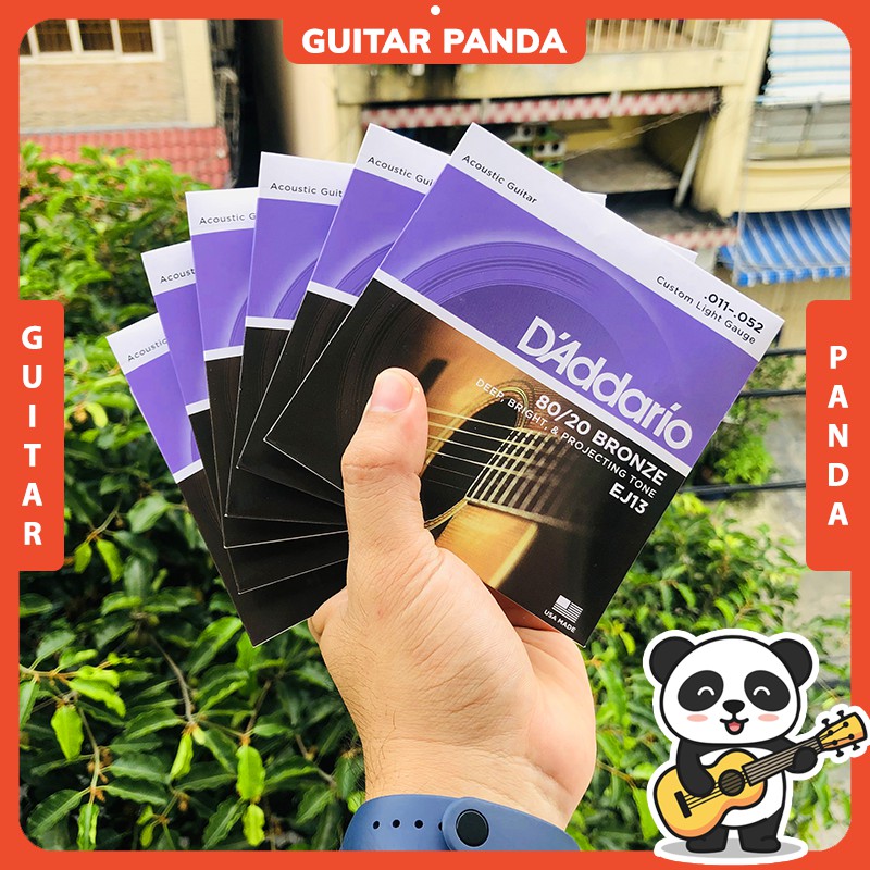Dây Đàn Guitar Acoustic D'Addario EJ13 Guitar Panda