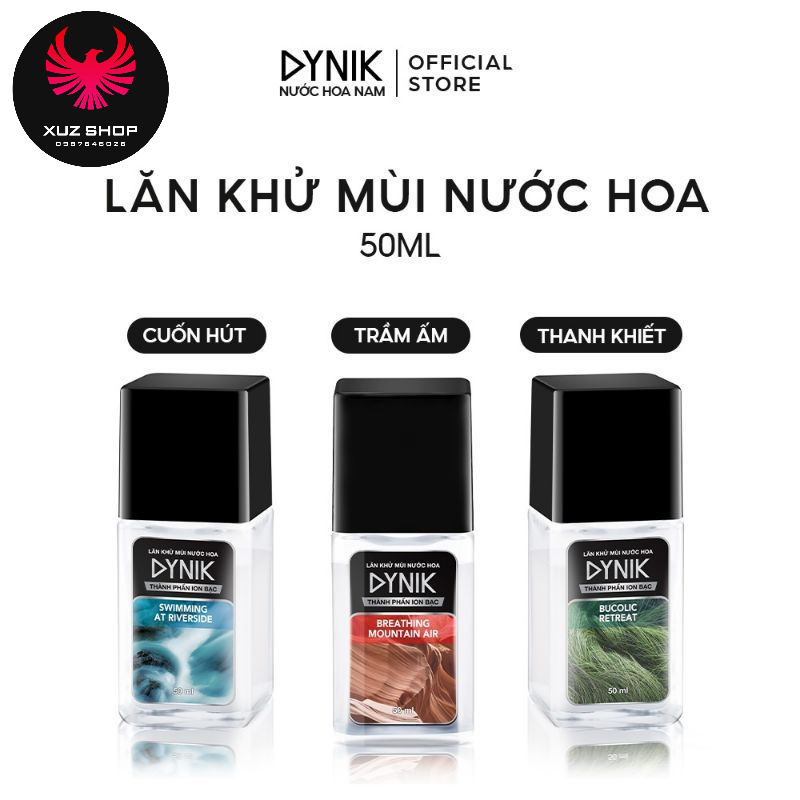 Lăn khử mùi nước hoa Dynik 50ml (có 3 mùi)
