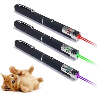 Bút chiếu tia laser 3 màu siêu bền vui nhộn cho mèo 5MW 650nm đèn đỏ đèn xanh đèn tím