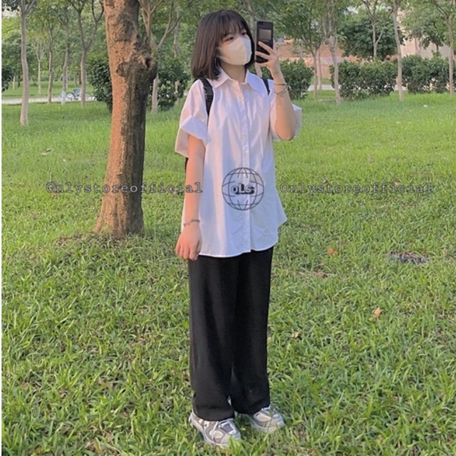 sơ mi trắng và quần đen nhà onlystoreofficial(nhận hàng có vấn đề liên hệ shop trước khi đánh giá | BigBuy360 - bigbuy360.vn