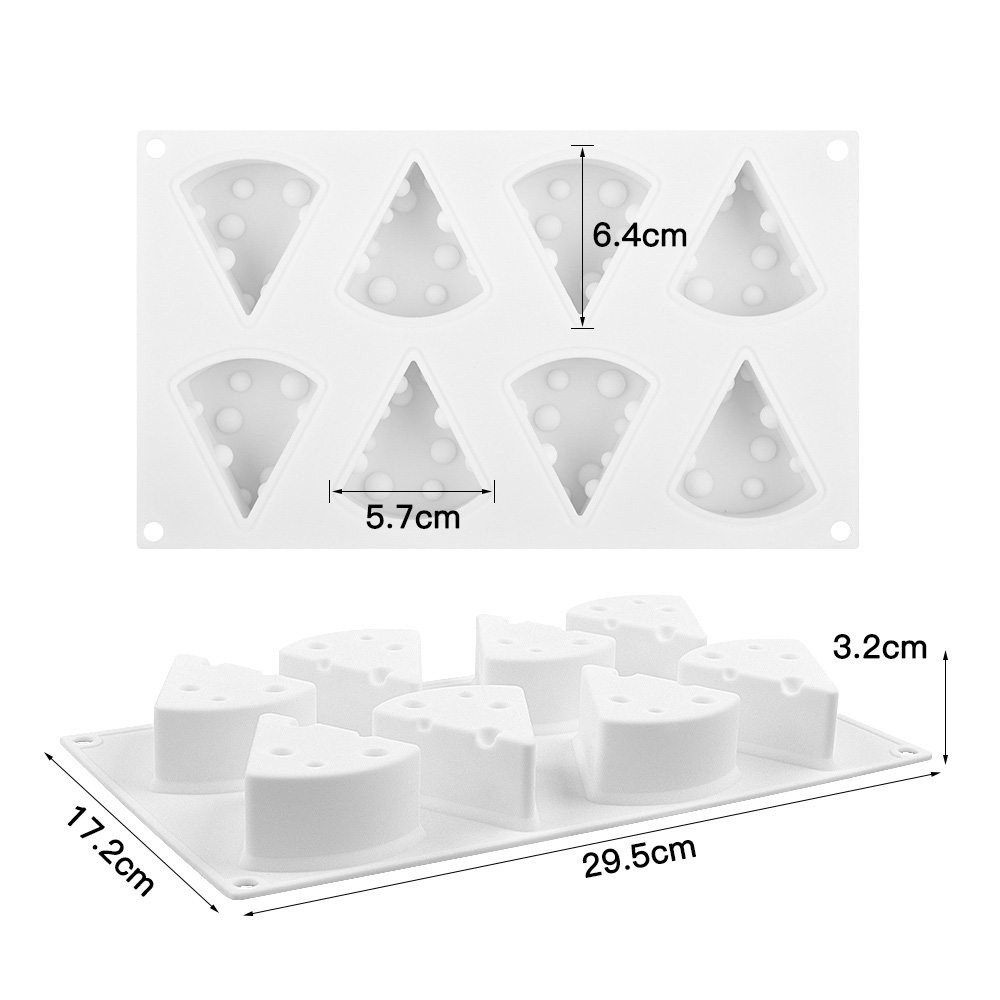 EPOCH Khuôn Silicon Làm Bánh / Sô Cô La Hình Quạt Sáng Tạo