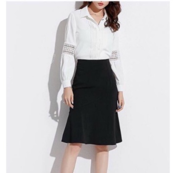 Chân váy body đuôi cá nữ, chân váy vải công sở tôn dáng cao cấp che khuyết điểm | BigBuy360 - bigbuy360.vn