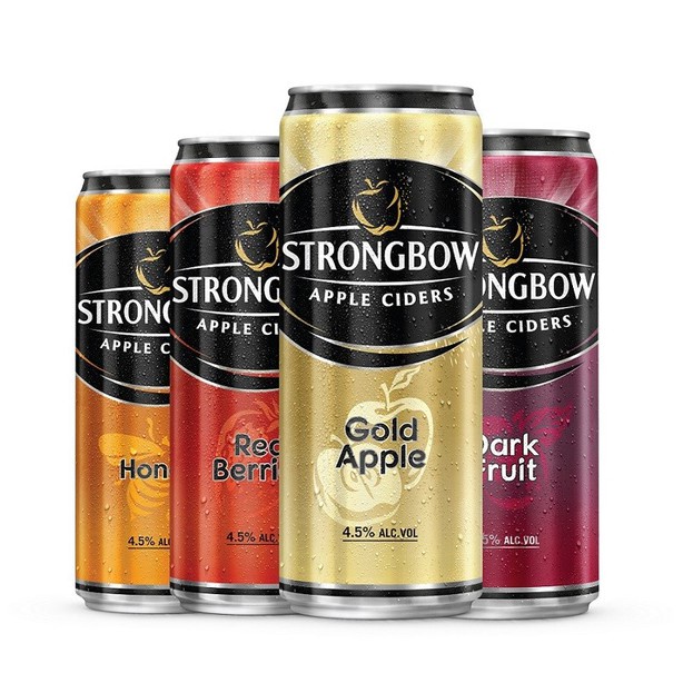 Thùng Strongbow mix vị 24 lon 330ml