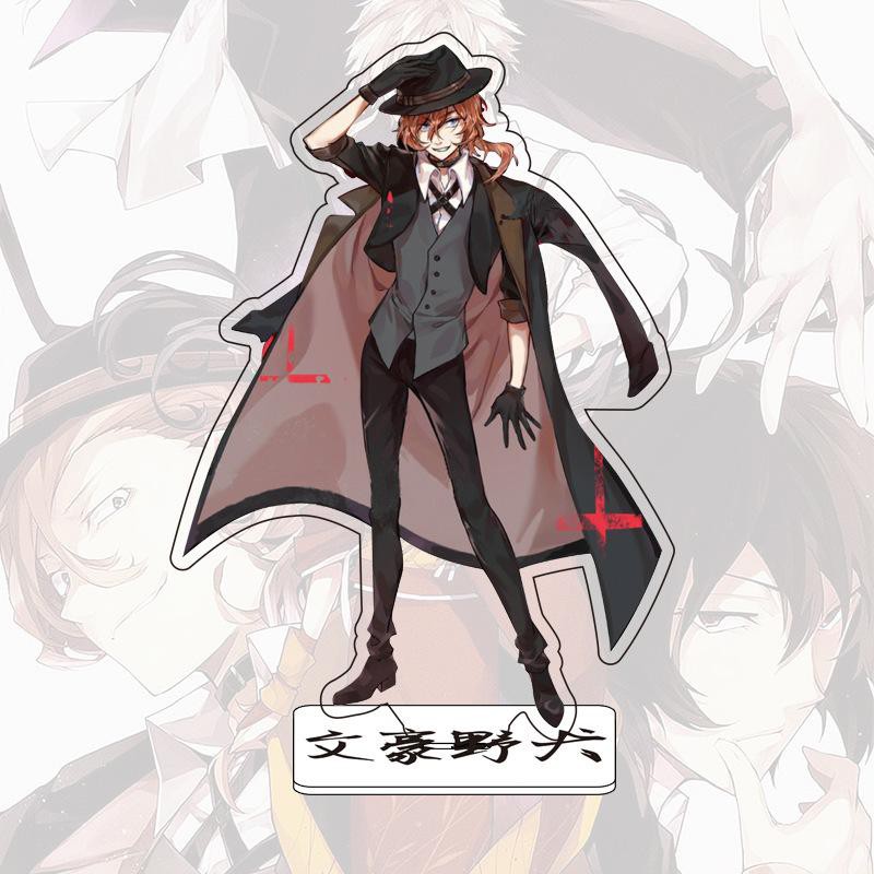 Mô hình Standee Bungou Stray Dogs Văn Hào Lưu Lạc ảnh đứng Tượng Acrylic Anime mica chibi trang trí trưng bày