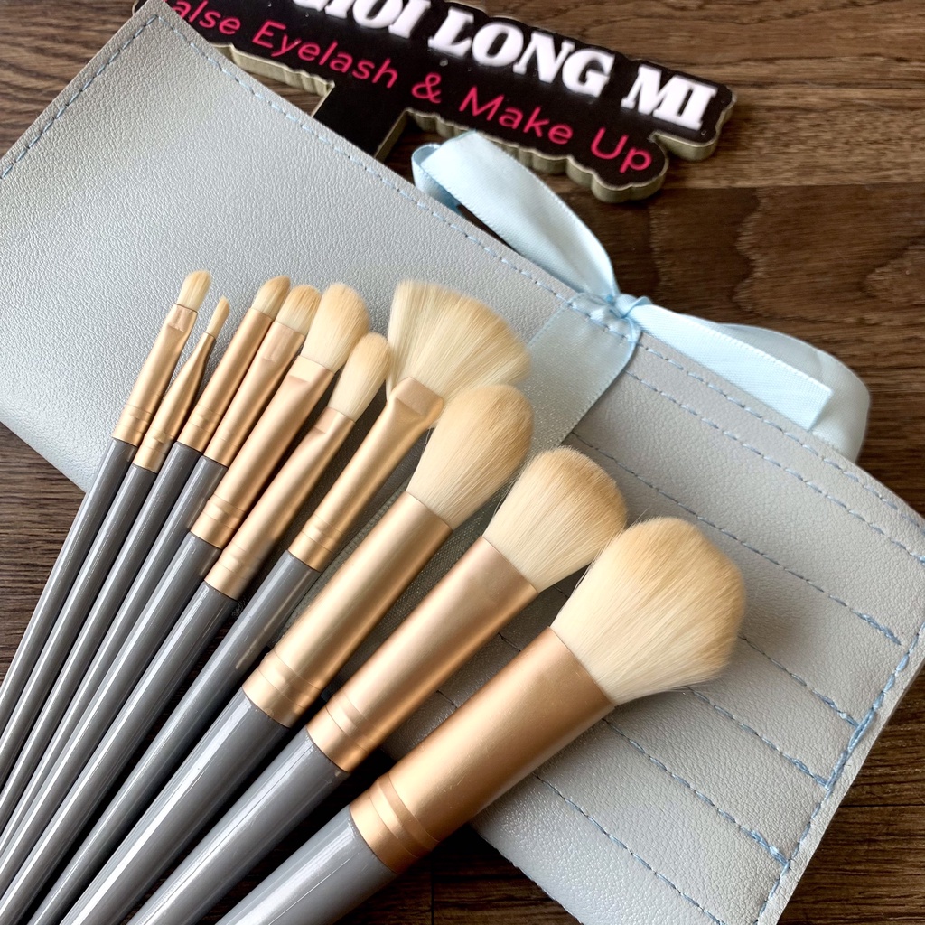 TGLM BỘ CỌ 10 CÂY BAO DA XANH DƯƠNG PASTEL
