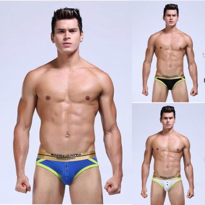 Quần lót nam tam giác cao cấp chất liệu thun cotton, Quần sịp nam tam giác thun cotton co dãn 4 chiều - 3017SJ