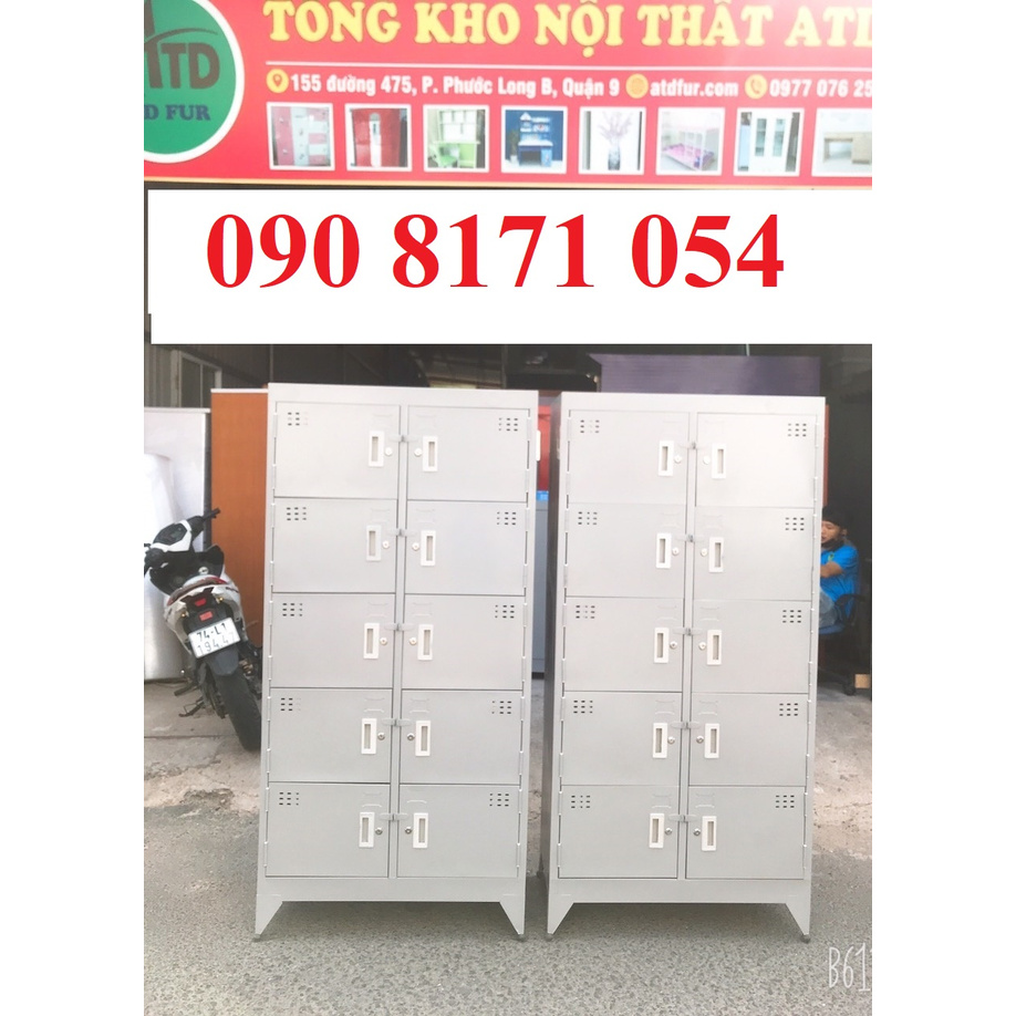 tủ hồ sơ tủ locker sơn tĩnh điện 6 cửa 8 cửa 10 cửa giá rẻ tại xưởng, tủ sắt dày dặn