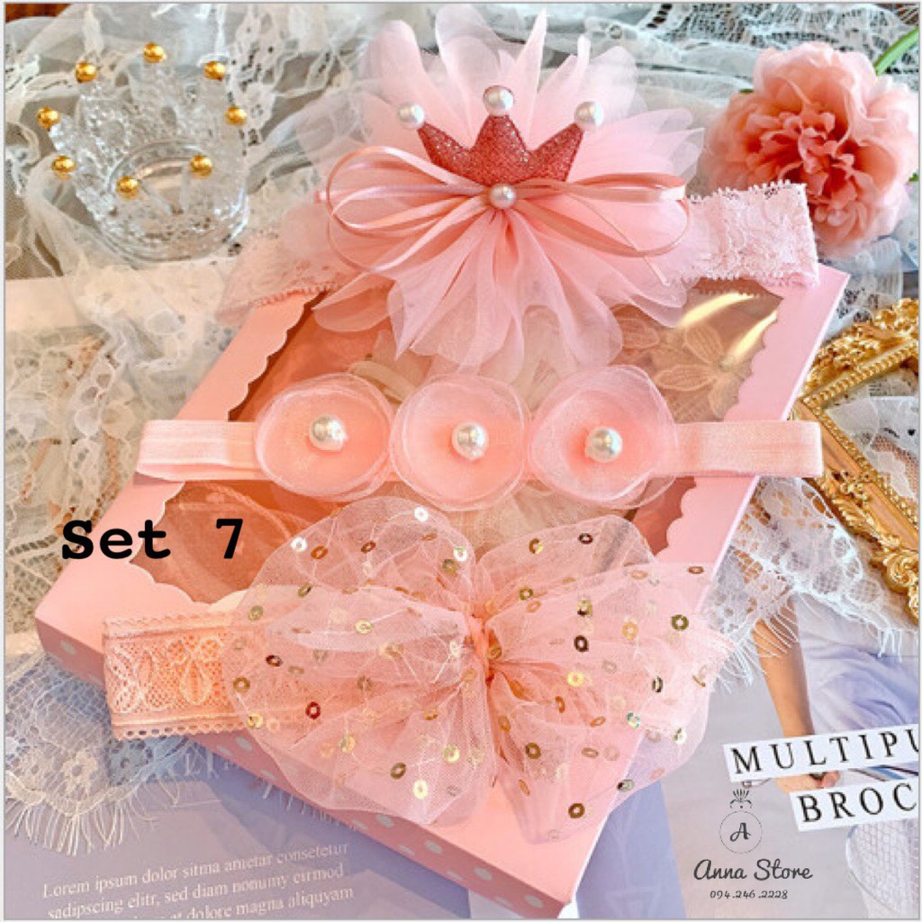 BDA 60 : Set 3 băng đô cho bé siêu xinh