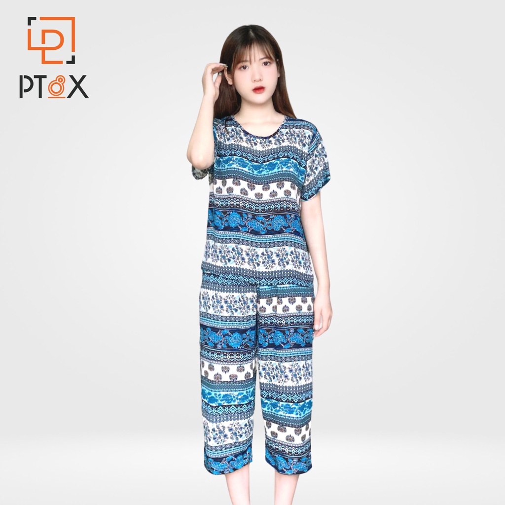 Bộ lanh pha đũi quần ống suông trung tuổi big size chào hè từ 50-70kg PT8X