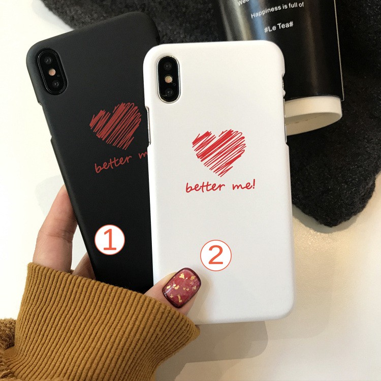 iPhone 5s SE 6 6s 7 8 Plus X Xs Max XR Phone Case Heart Better me Cover Casing | BigBuy360 - bigbuy360.vn
