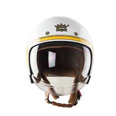 Nón bảo hiểm 3/4 kính âm Royal M139 V10 Trắng