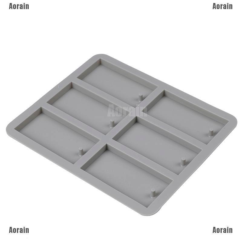 Khuôn silicon 6 Ngăn Dùng Làm Nến Độc Đáo Và Độc Đáo