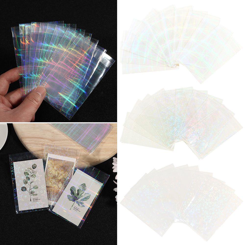 PISTA Set 10 Tấm Thẻ Trong Suốt Bảo Vệ Thiệp
