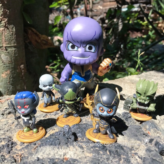 Set mô hình Chibi Thanos vs Black Order
