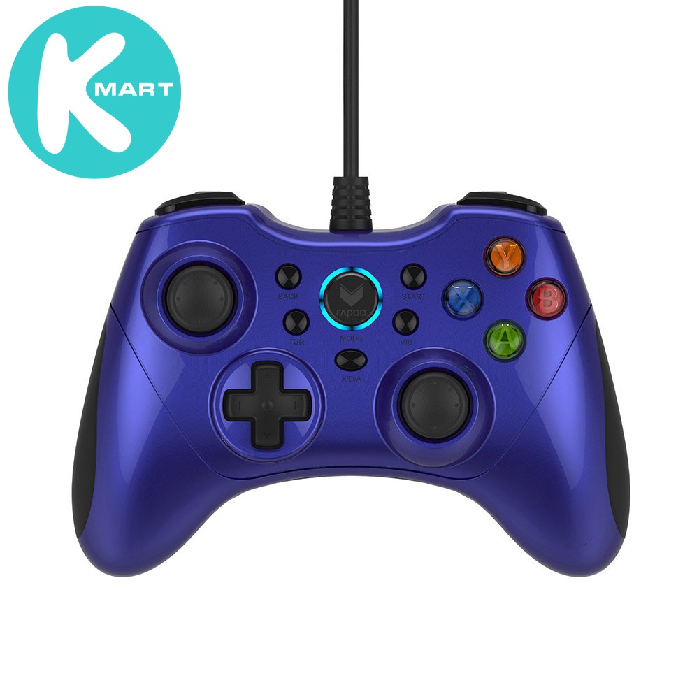 Tay cầm chơi game có dây Rapoo V600 - Hàng Chính Hãng