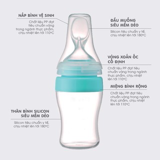 Bình Thìa Farlin Silicon Cao Cấp 150ml