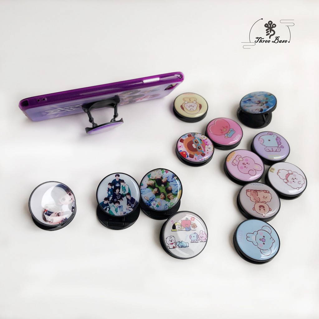 Nút đỡ điện thoại phong cách KPOP BTSS-613 hoạt hình xinh xắn Kd2
