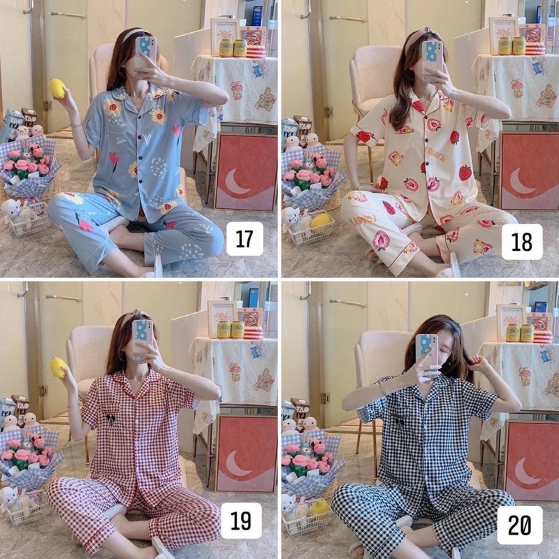 BỘ PIJAMA 13-24 MẪU