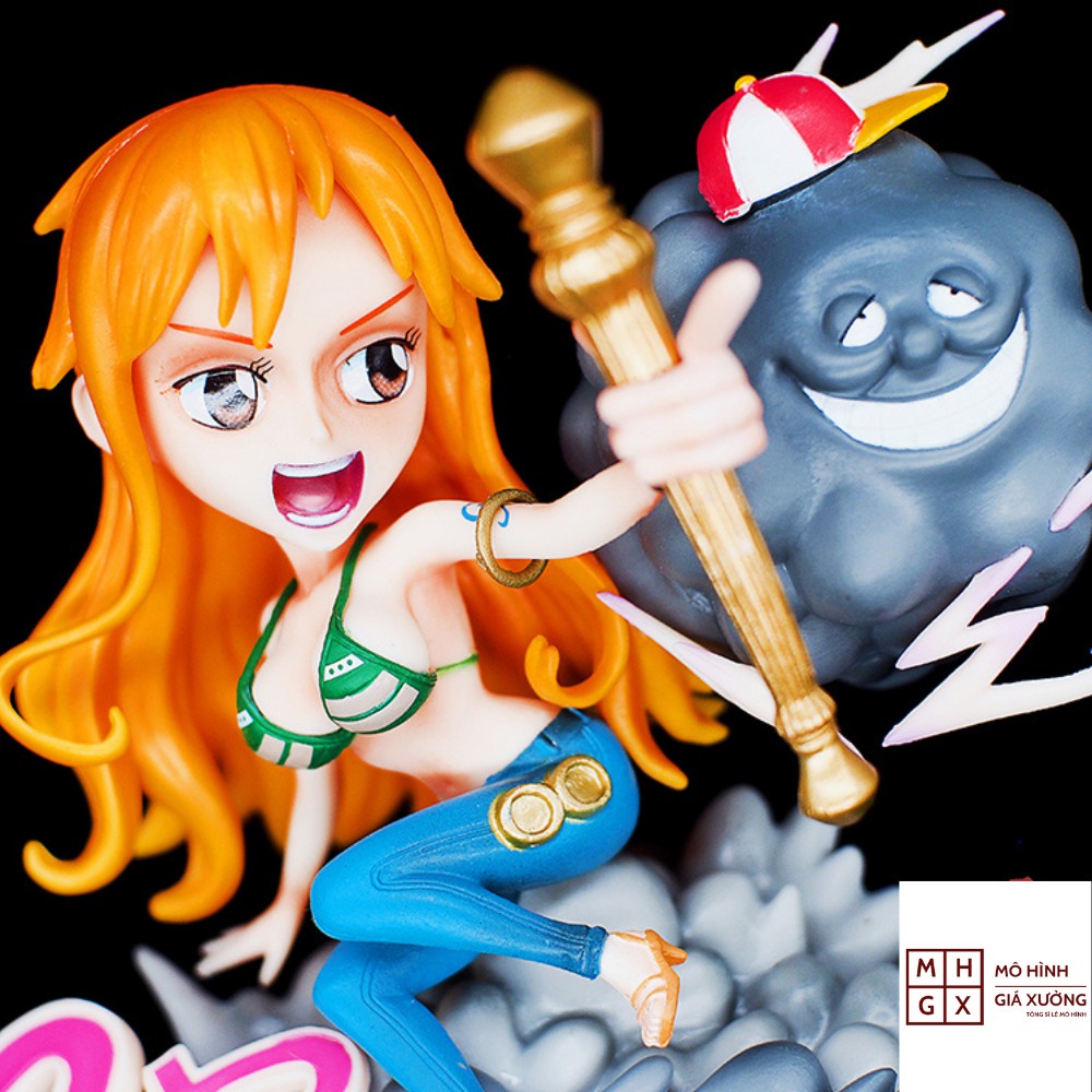 Mô Hình Hoa Tiêu Nami trạng thái chiến đấu  Cao 18cm - Tượng Figure Miêu Nữ One Piece Vua Hải Tặc