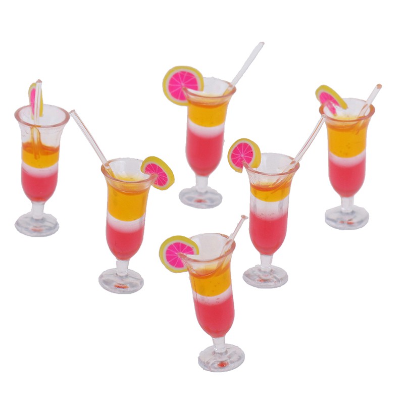 Bộ 6 Ly Nước Trái Cây Tỉ Lệ 1: 12 Chất Lượng Cao